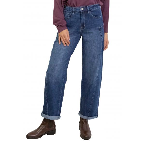 Jeans baggy con tasche laterali Tara